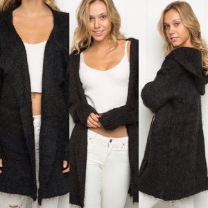Long & Fuzzy Brandy Melville Cardigan